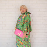 House of MBR Green Pheasant Maxi Dress