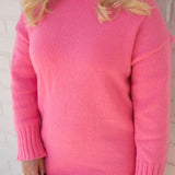 Kallie Sweater Dress Pink