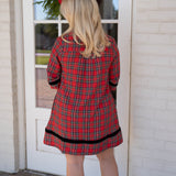 Entro Waverly Red Plaid Dress