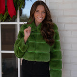 Green Fur Coat