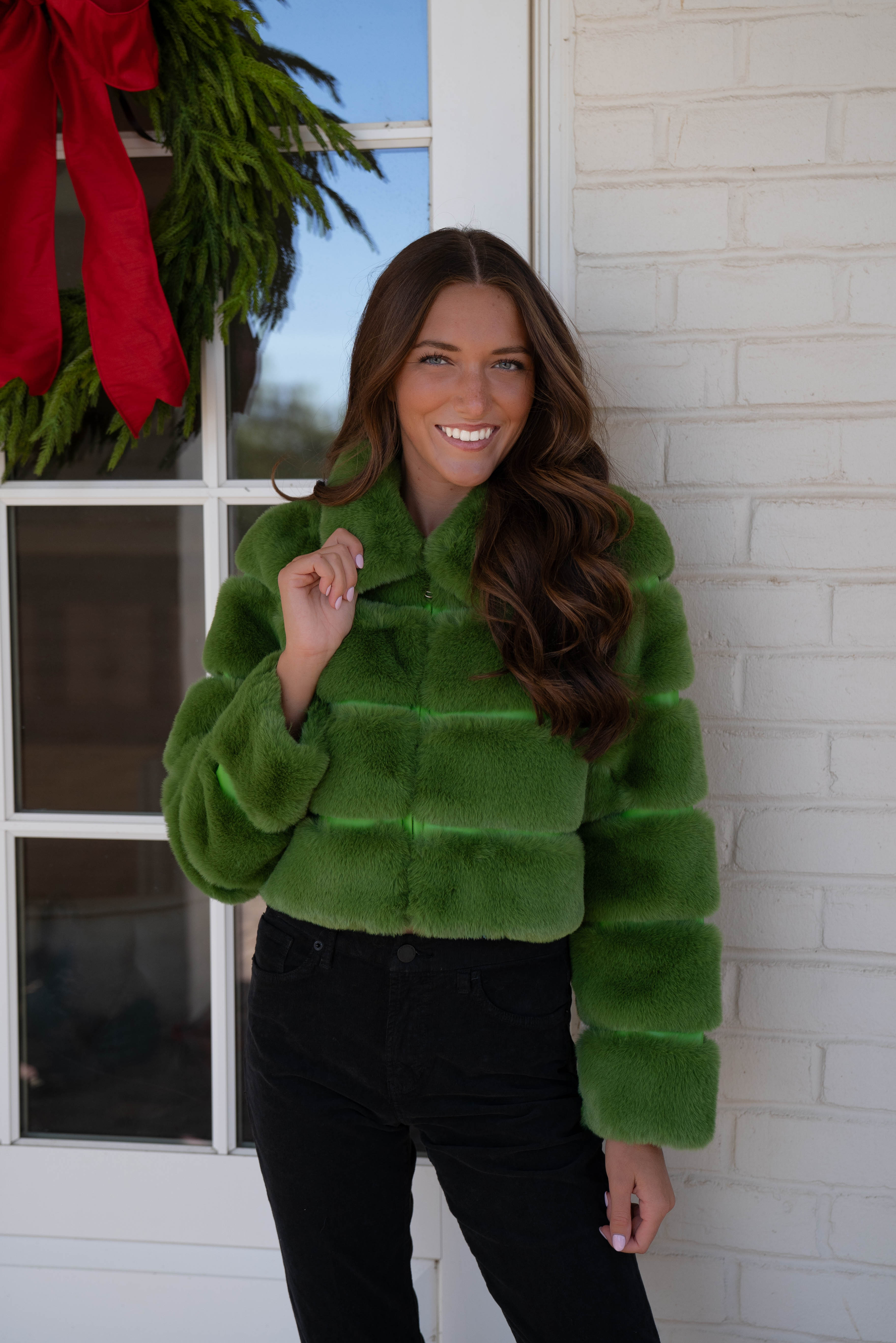 Green Fur Coat