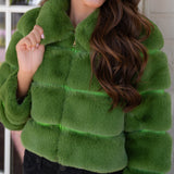 Green Fur Coat