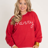Red Merry Sweater