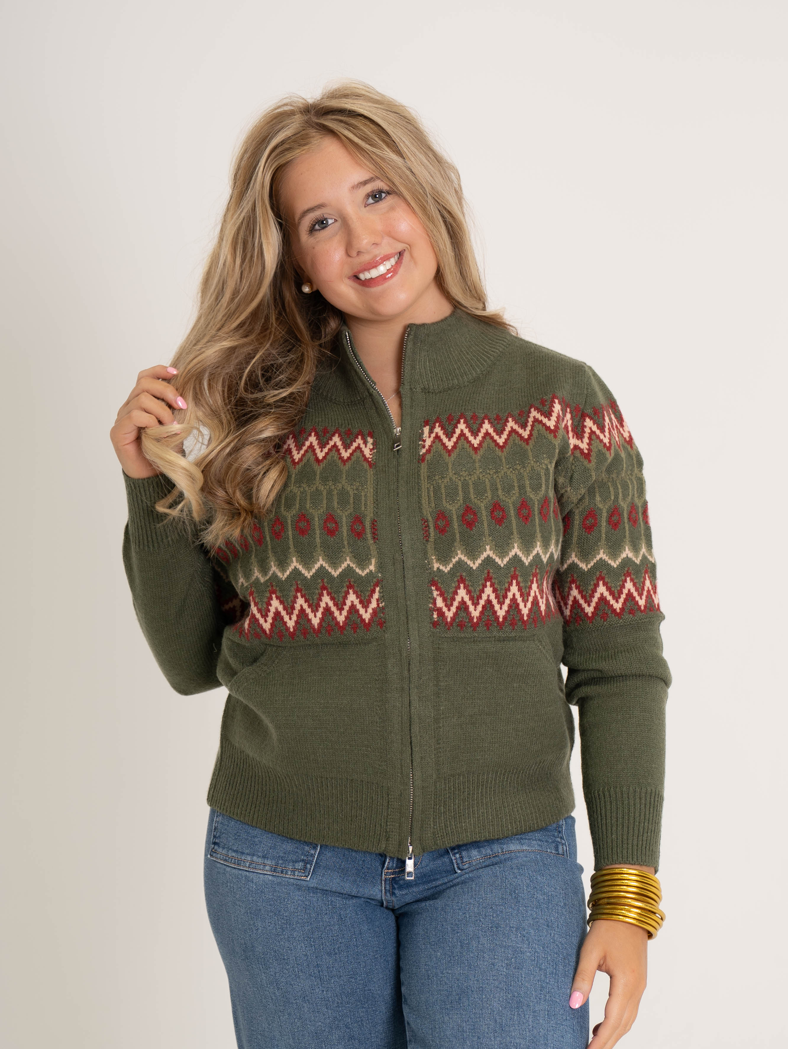 Olive Jasmine Sweater