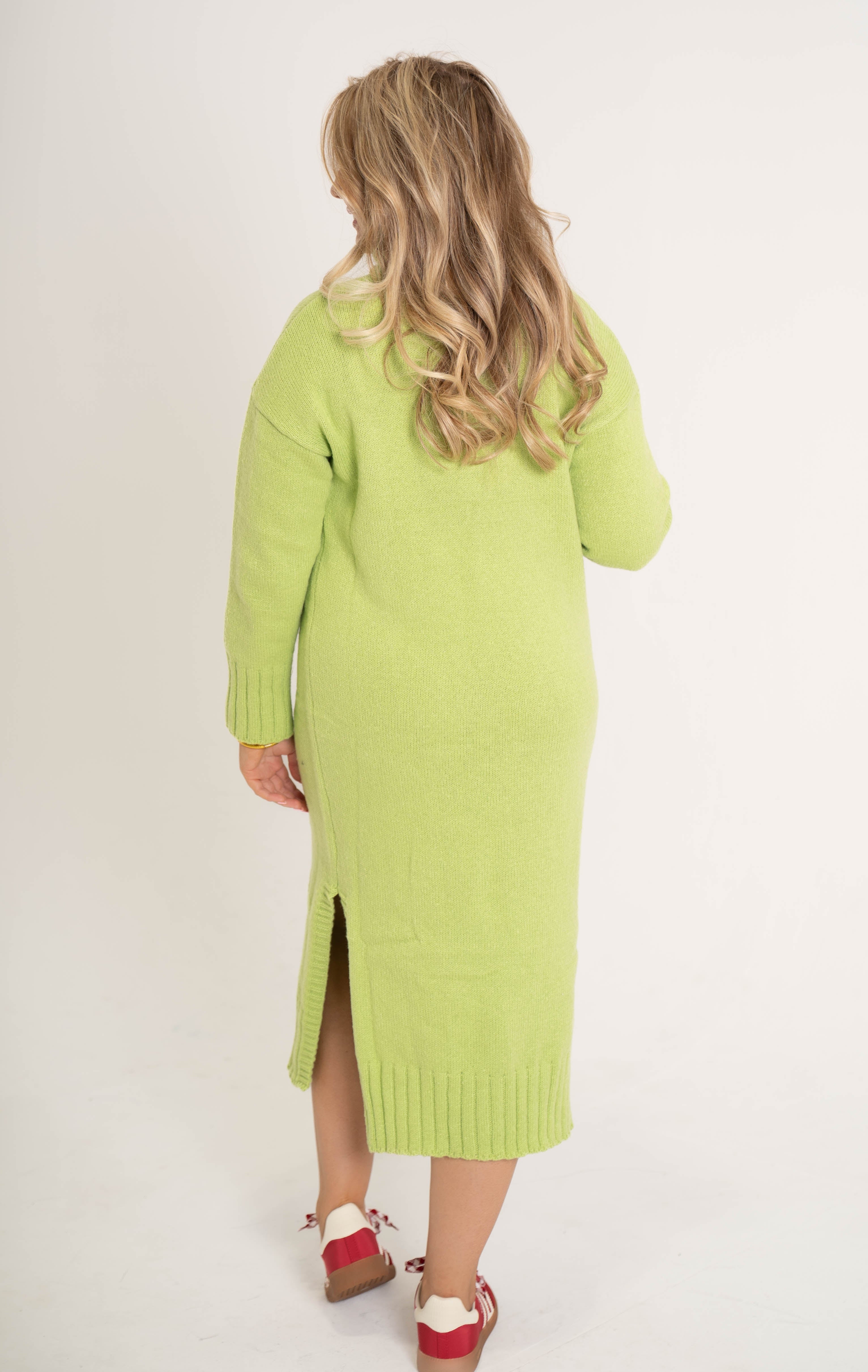 Kallie Sweater Dress Green
