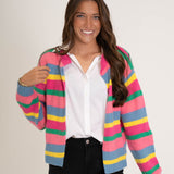 Rainbow Knit Cardigan