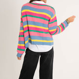 Rainbow Knit Cardigan