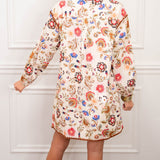 Floral Shirt Dress