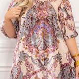 Free People Ivory Combo Dress