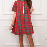 Christmas Eve Plaid Dress