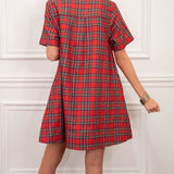 Christmas Eve Plaid Dress