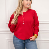 Free People Salsa Red Top