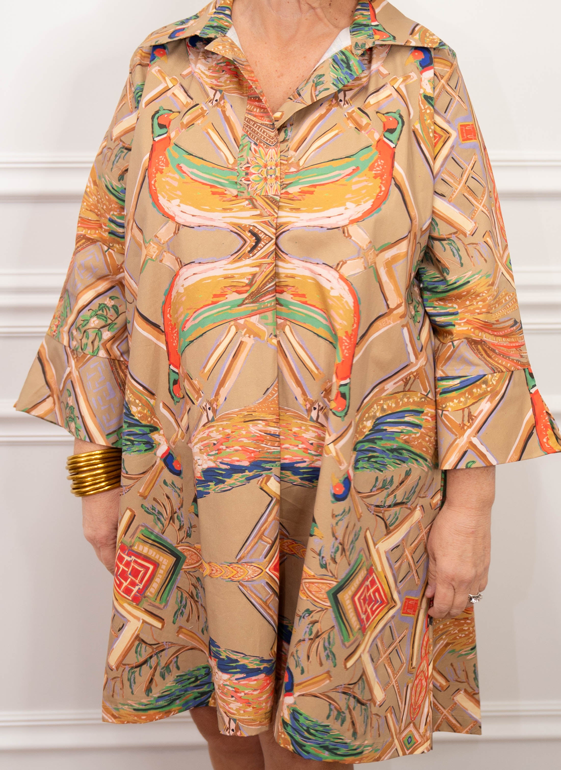 House of MBR Winston Shirt Dress Long