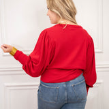 Free People Salsa Red Top