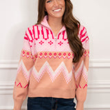 Bright Pink Ski  Sweater