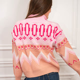 Bright Pink Ski  Sweater