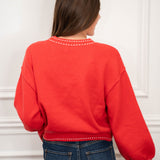 Jodi Sweater in Red