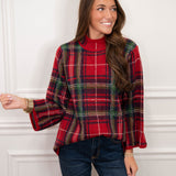 Entro Tartan Plaid Sweater