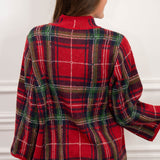 Entro Tartan Plaid Sweater