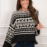 Free People Black Sweater