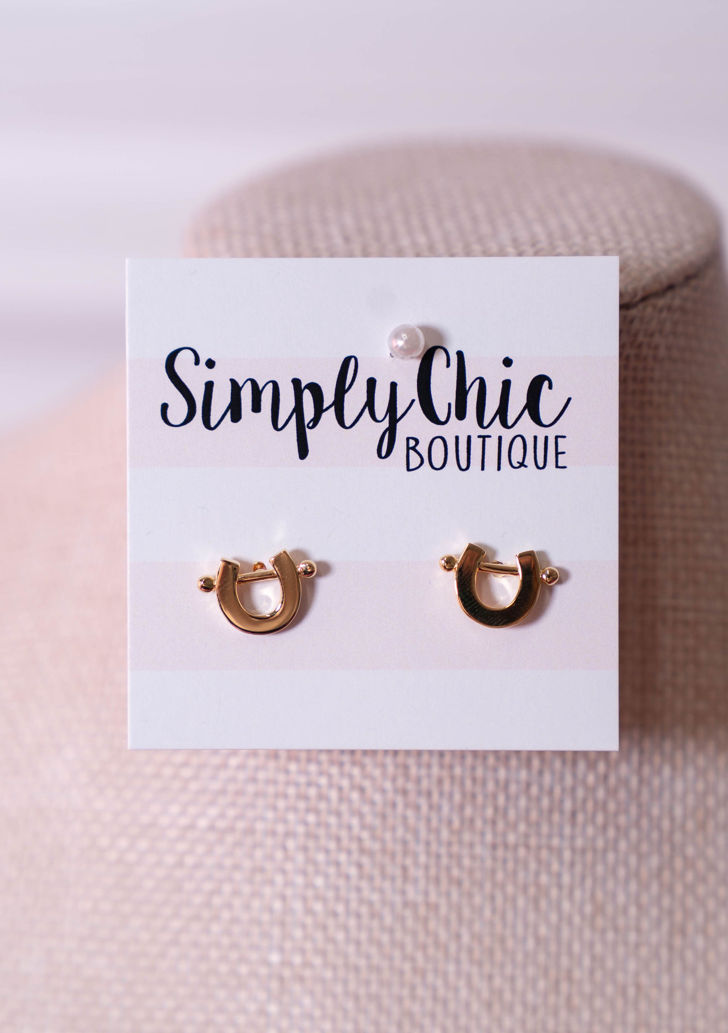 Lucky Horseshoe Earrings