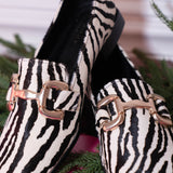 Shu Shop Therese Zebra Hair Loafer
