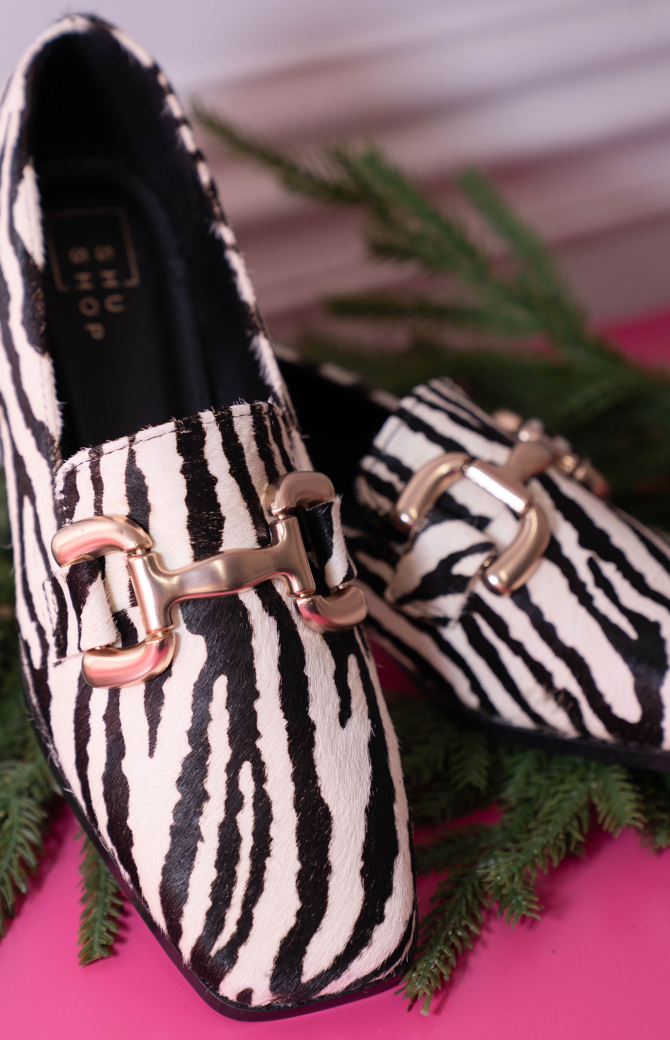 Shu Shop Therese Zebra Hair Loafer