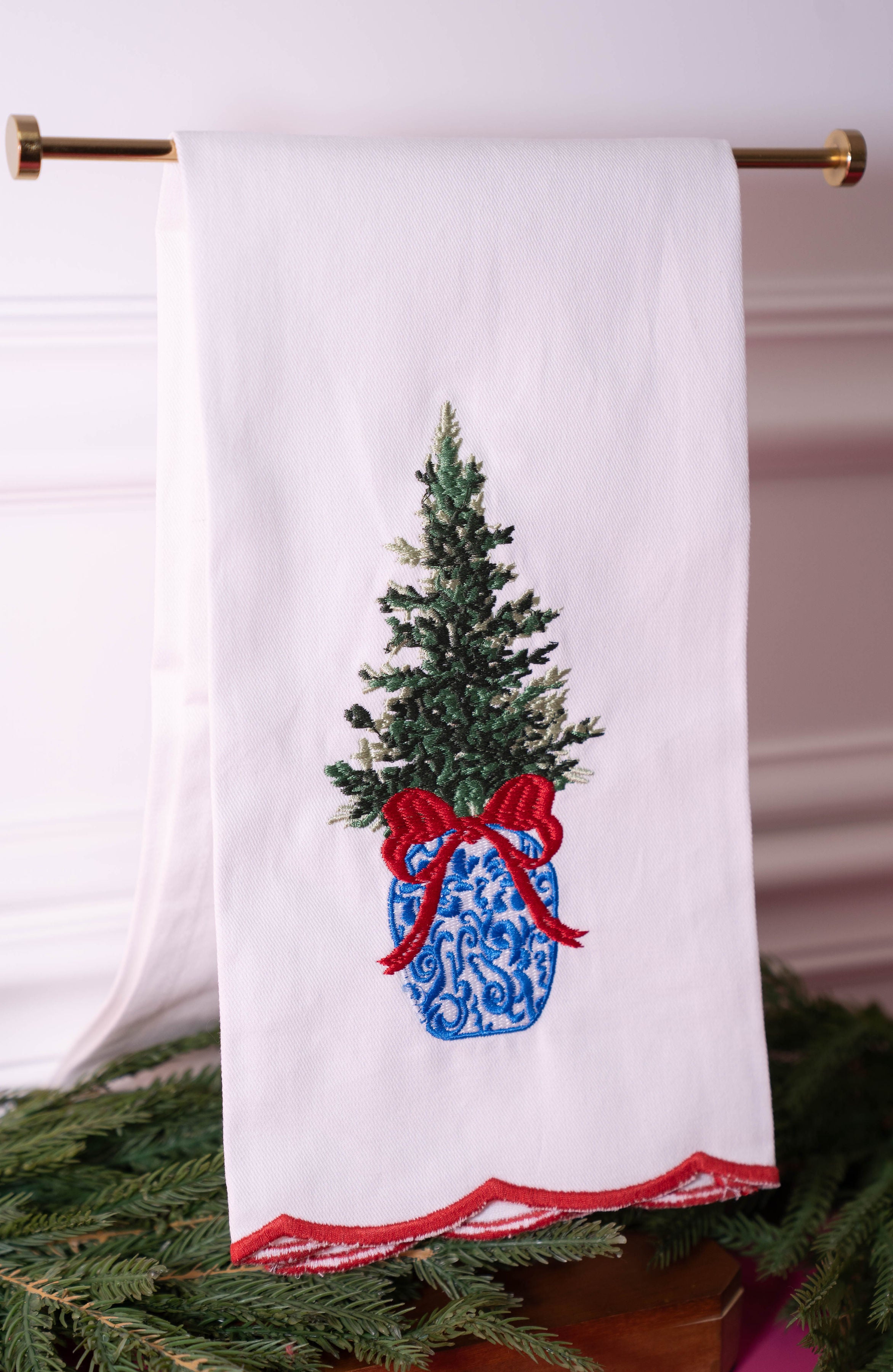 Chinoiserie Tree Tea Towel