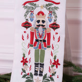 Nutcracker Embellished Dishtowel