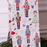 Embellished Kitchen Tea Towel Christmas Dance
