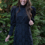 Emily McCarthy Zoe Mini Bow Lattice Dress