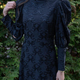 Emily McCarthy Zoe Mini Bow Lattice Dress