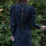 Emily McCarthy Zoe Mini Bow Lattice Dress