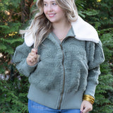 Free People Crystal Kelp Combo Shacket