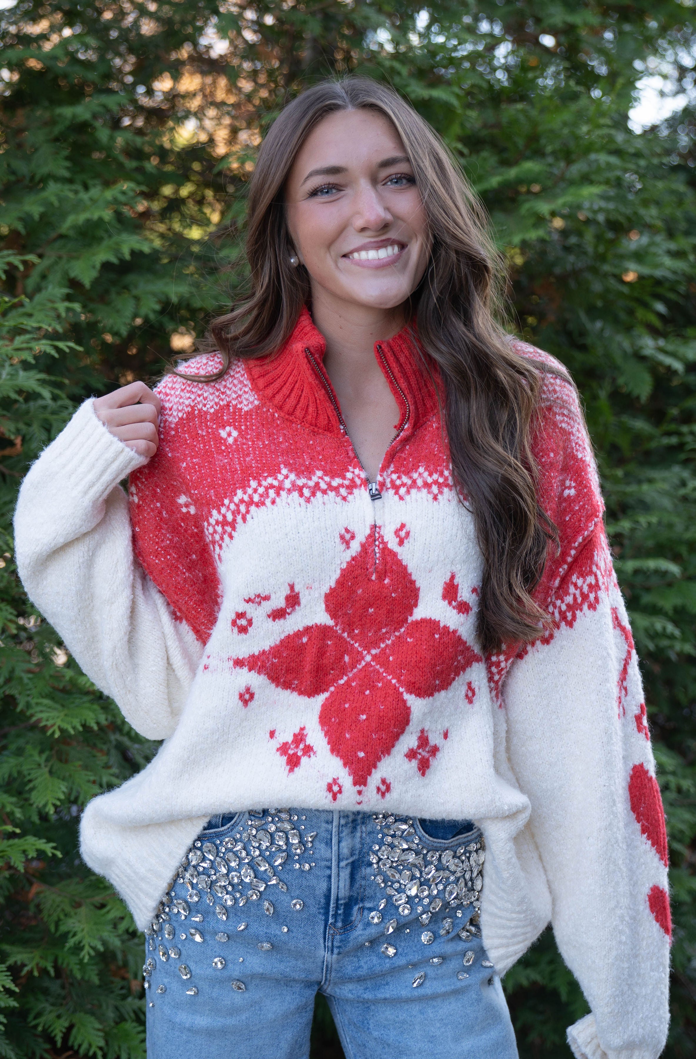 Free People Scarlet Sweater