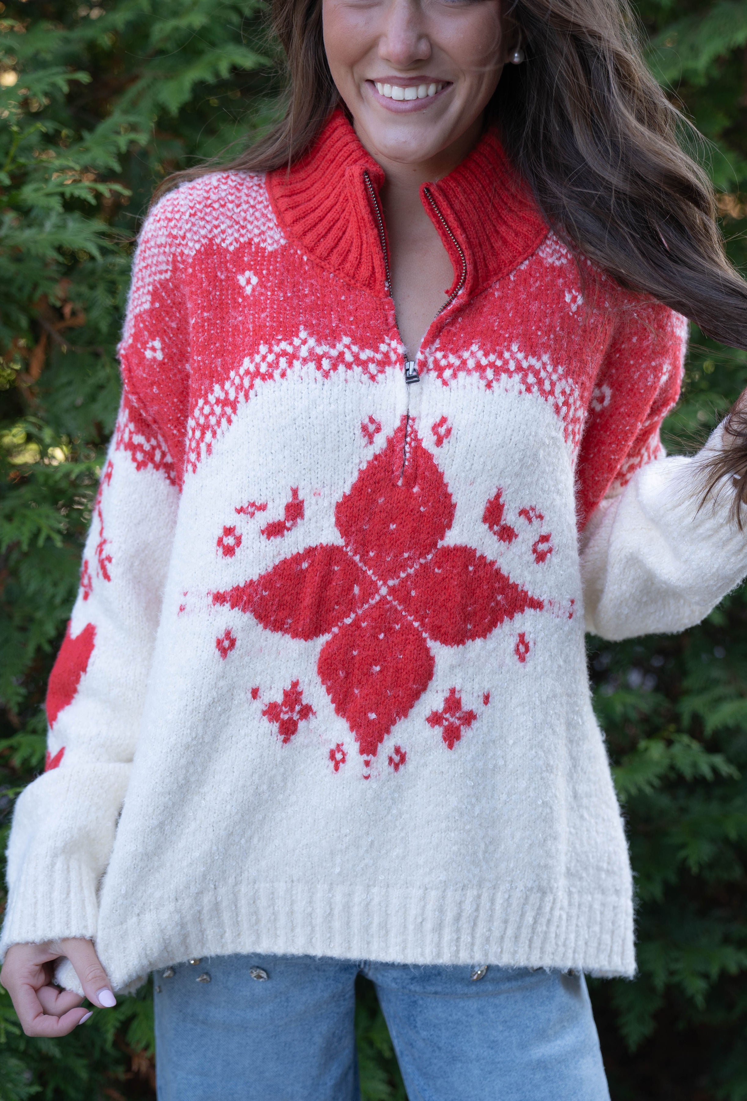 Free People Scarlet Sweater