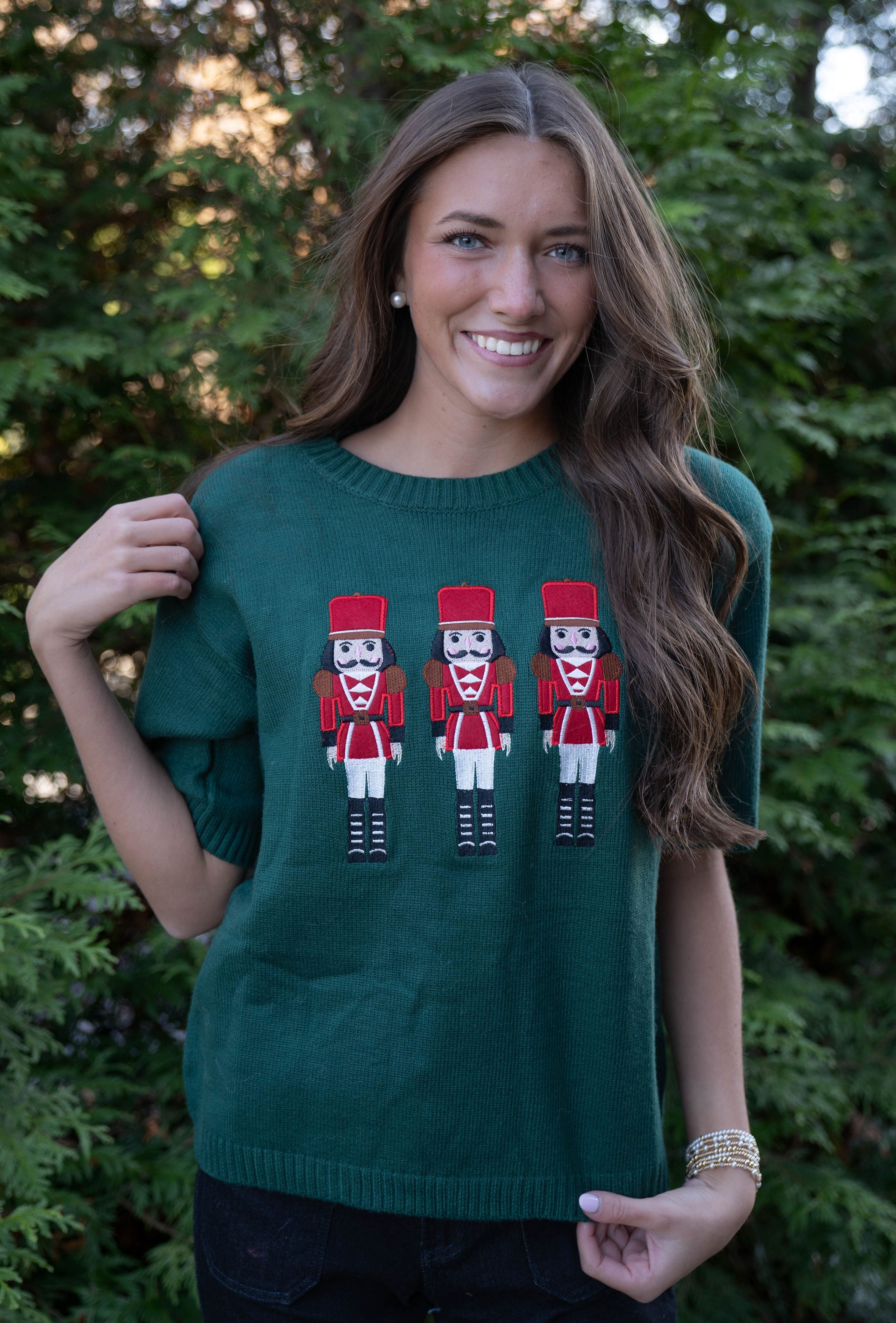 Nutcracker Green Sweater