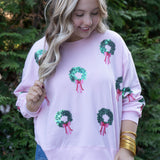 Mary Square Wreaths Millie Sweatshirt