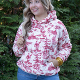 Christmas Toile Sweatshirt