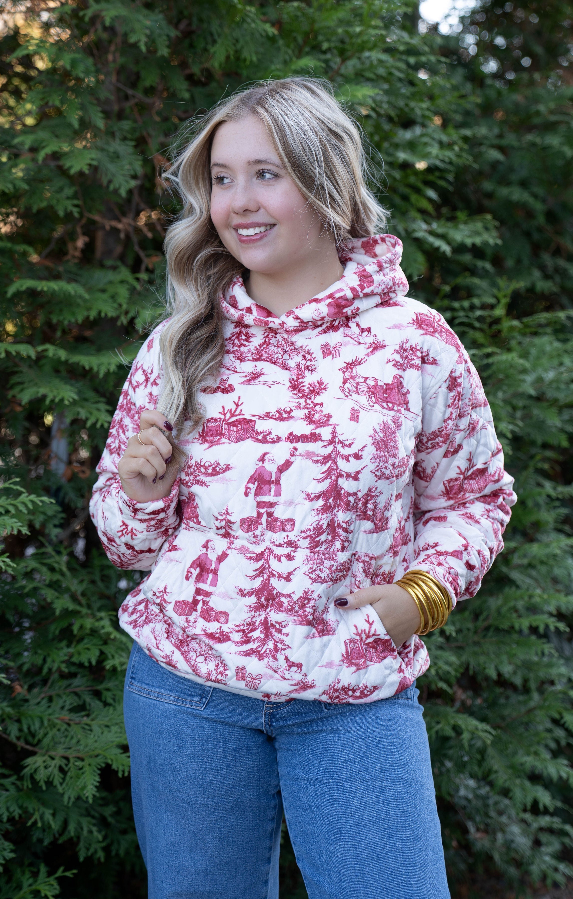 Christmas Toile Sweatshirt