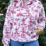 Christmas Toile Sweatshirt