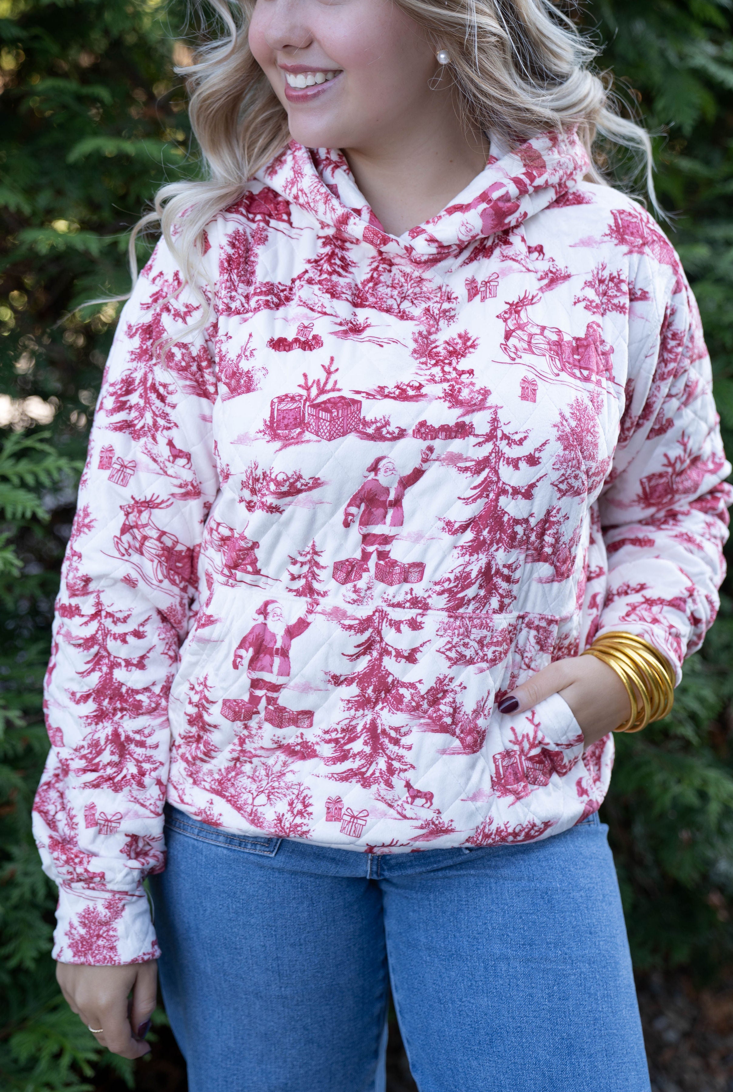 Christmas Toile Sweatshirt