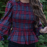 Perfect in Plaid Top