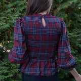 Perfect in Plaid Top