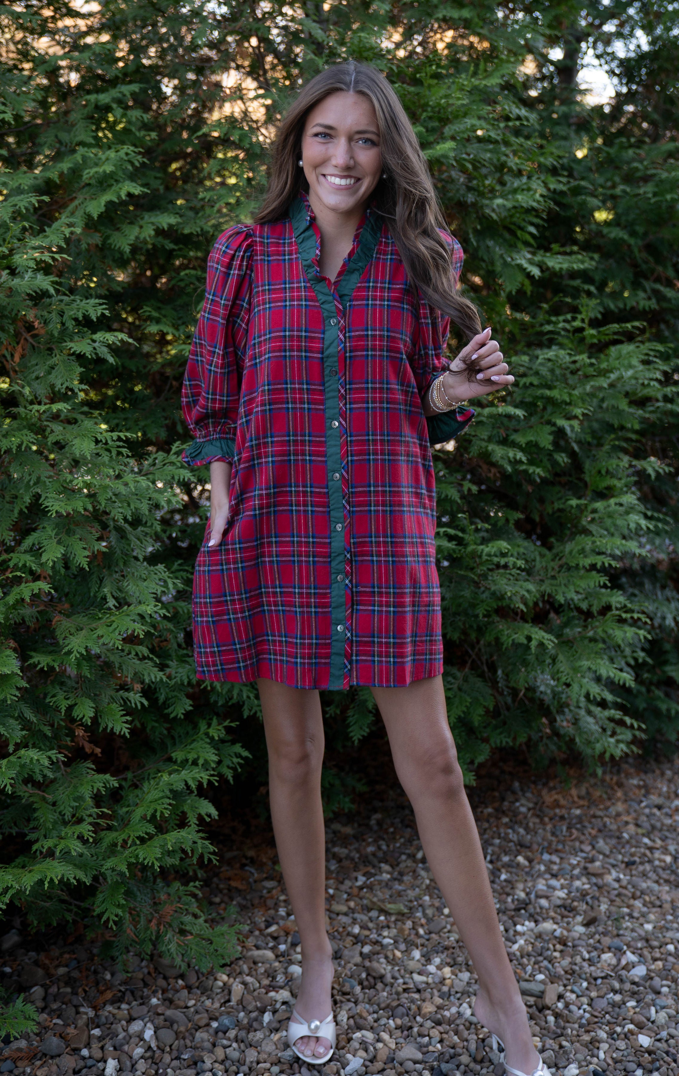 Tiffany Plaid Flannel Dress