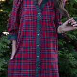 Tiffany Plaid Flannel Dress