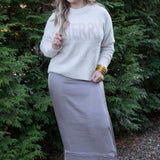 zSupply Northpointe Midi Skirt Moonlight