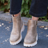 Hey Girl by Corkys Taupe Take a Hike