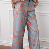 Penelope Floral Blue Pant