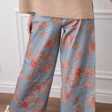 Penelope Floral Blue Pant